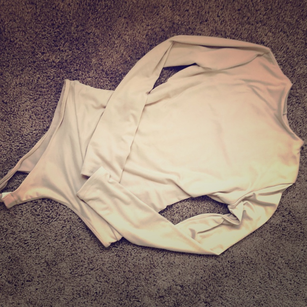Cream beige Bodysuit